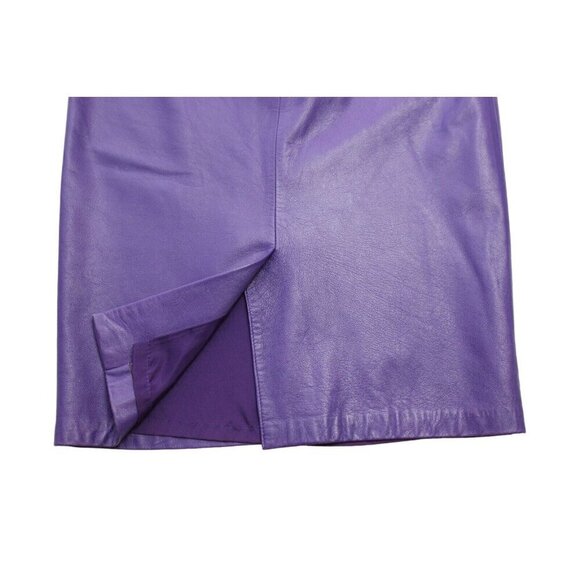 Elegant Purple Midi Skirt - Picture 7 of 9